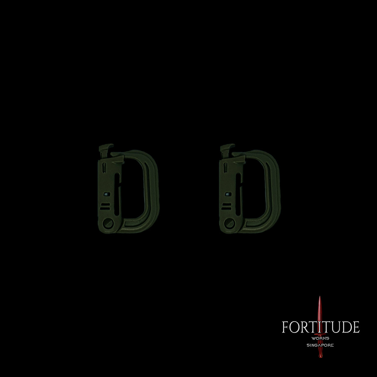 D-RING CARABINER - 2 Pack - FORTITUDE WORKS SINGAPORE
