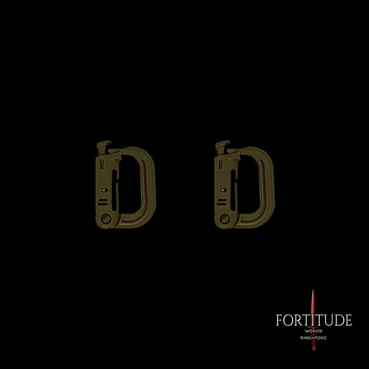 D-RING CARABINER - 2 Pack - FORTITUDE WORKS SINGAPORE