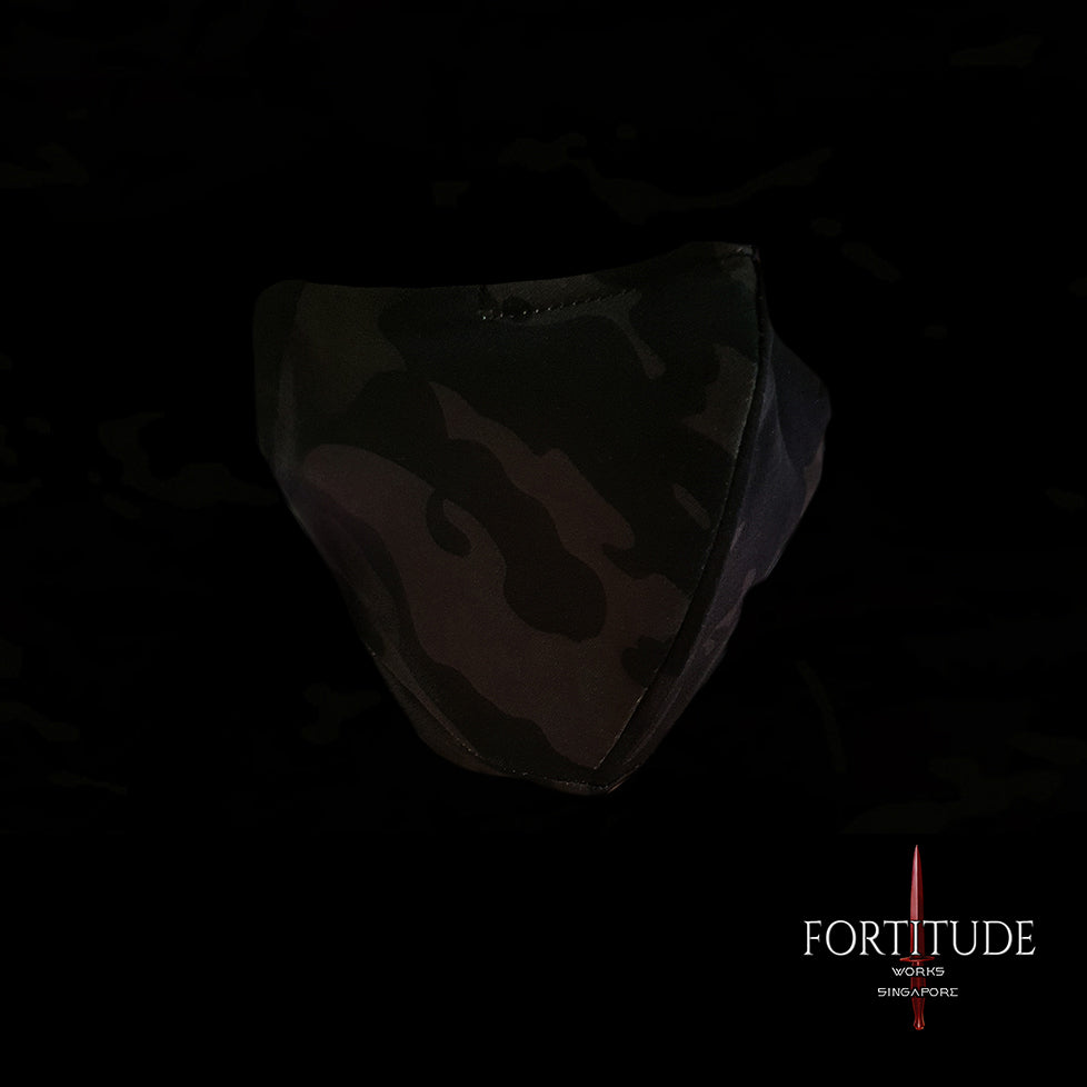 MULTICAM BLACK REUSABLE MASK - FORTITUDE WORKS SINGAPORE