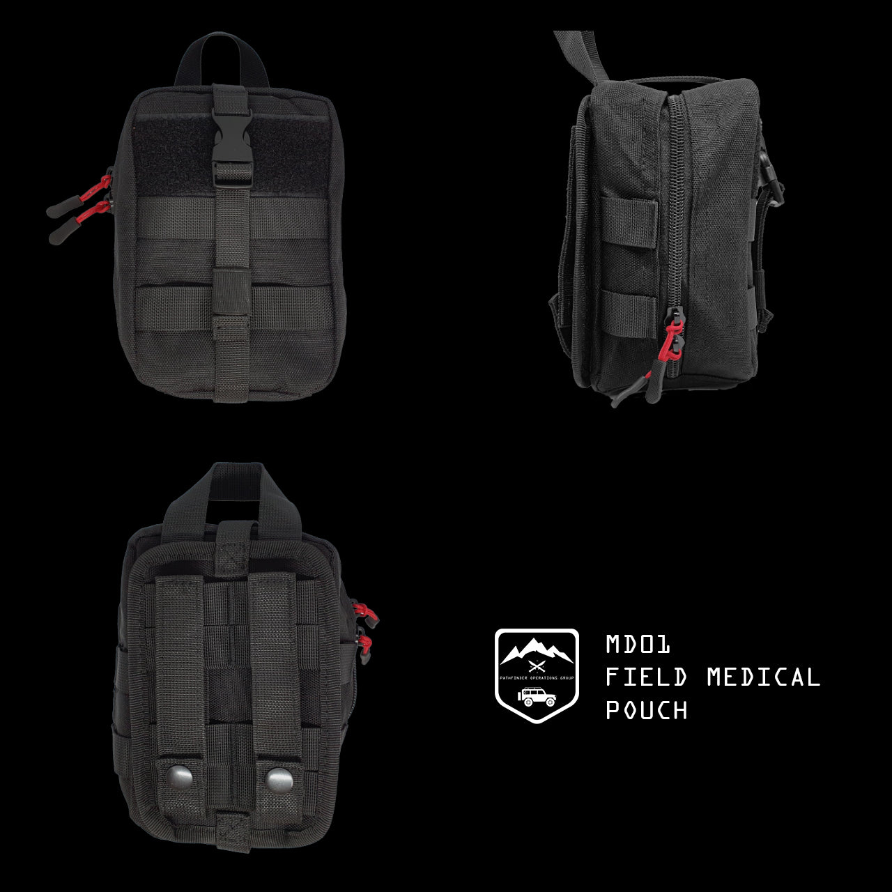 MD01 Detachable Medical Pouch - FORTITUDE WORKS SINGAPORE