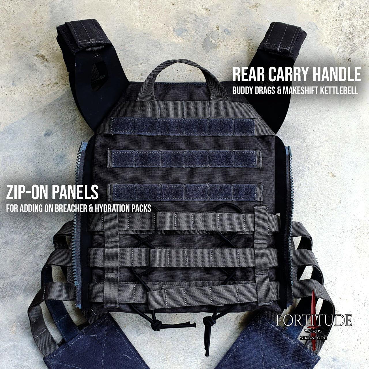 Minimalist Plate Carrier MK II - FORTITUDE WORKS SINGAPORE