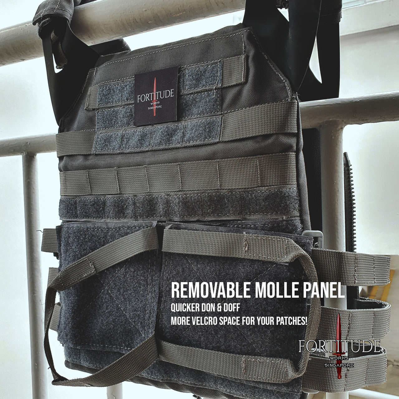 Minimalist Plate Carrier MK II - FORTITUDE WORKS SINGAPORE