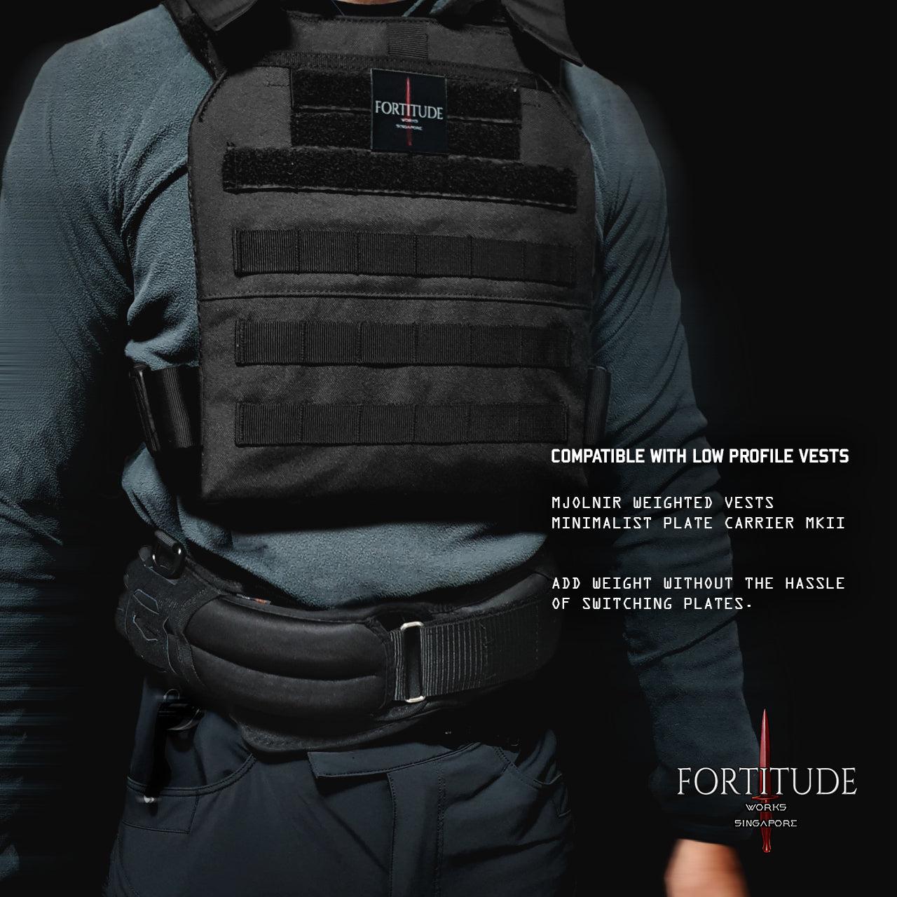 MJOLNIR WEIGHTED BELT 5KG (MWB) - FORTITUDE WORKS SINGAPORE