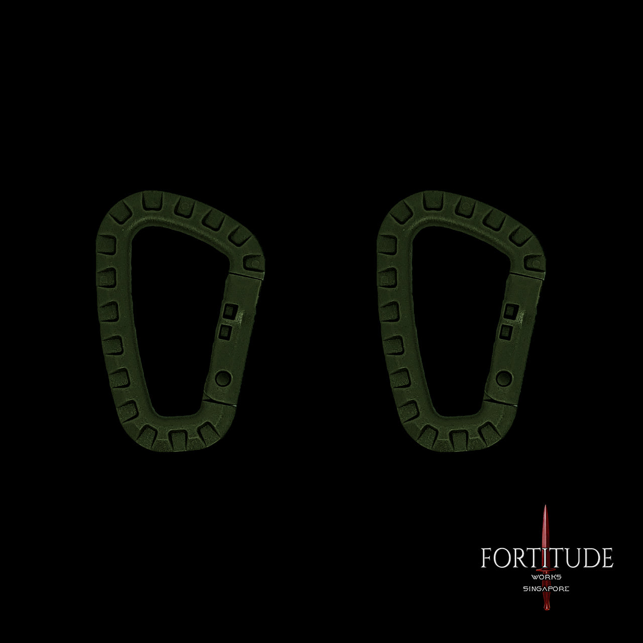 STEALTH CARABINER - 2 Pack - FORTITUDE WORKS SINGAPORE