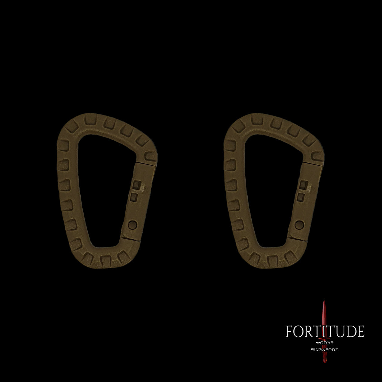 STEALTH CARABINER - 2 Pack - FORTITUDE WORKS SINGAPORE