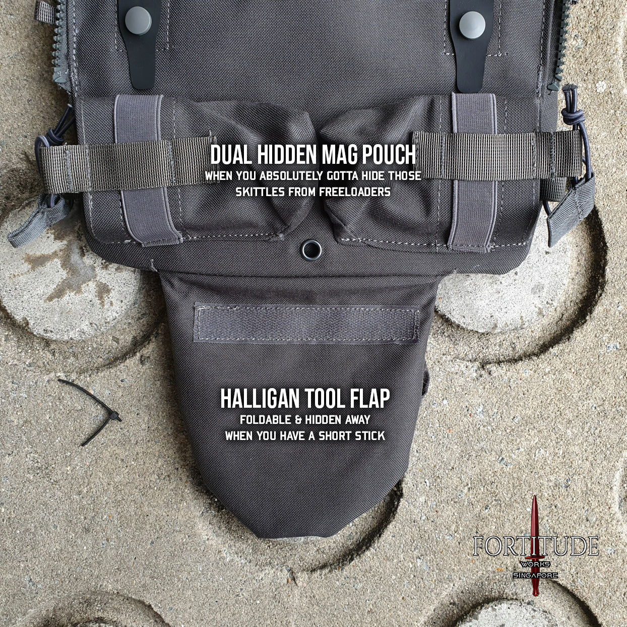 MINIMALIST MKII EXTENDED MISSIONS PACK (DESERT KHAKI) - FORTITUDE WORKS SINGAPORE