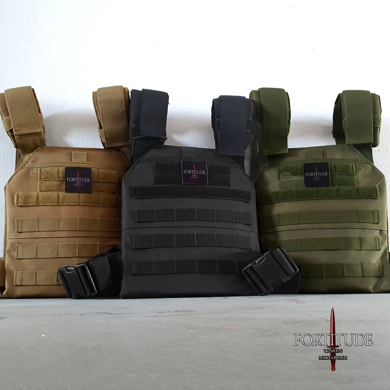 MJOLNIR Weighted Vest 6.2KG (MWV-L) - FORTITUDE WORKS SINGAPORE