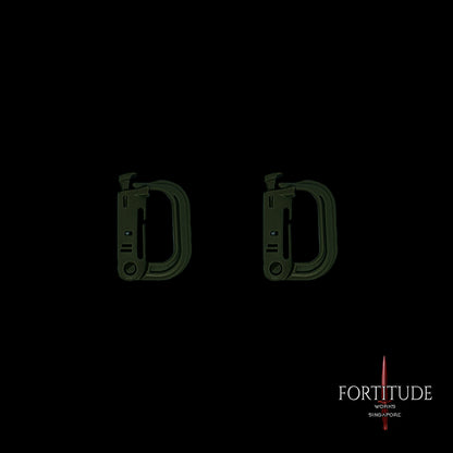 D-RING CARABINER - 2 Pack - FORTITUDE WORKS SINGAPORE