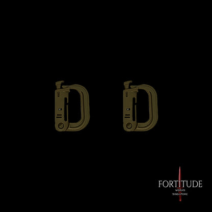 D-RING CARABINER - 2 Pack - FORTITUDE WORKS SINGAPORE