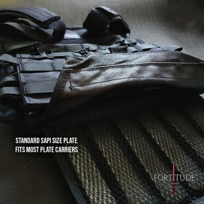 2 X 2.2 KG Modular Vest Plates (4.4 KG Set) - FORTITUDE WORKS SINGAPORE