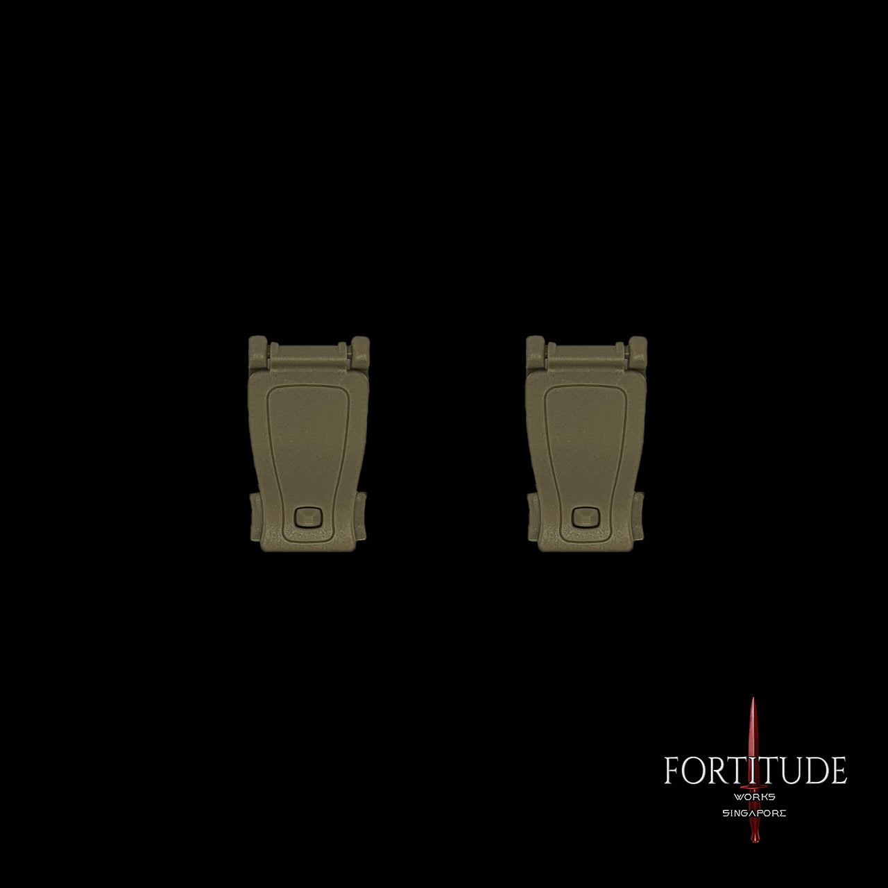 MOLLE CLIPS - 2 Pack - FORTITUDE WORKS SINGAPORE